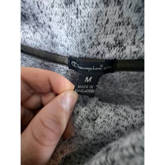 Champion Elite Men Penn State Fleece Quarter‎ Snap Up Pullover Sweatshirt Size M - Picture 4 of 8